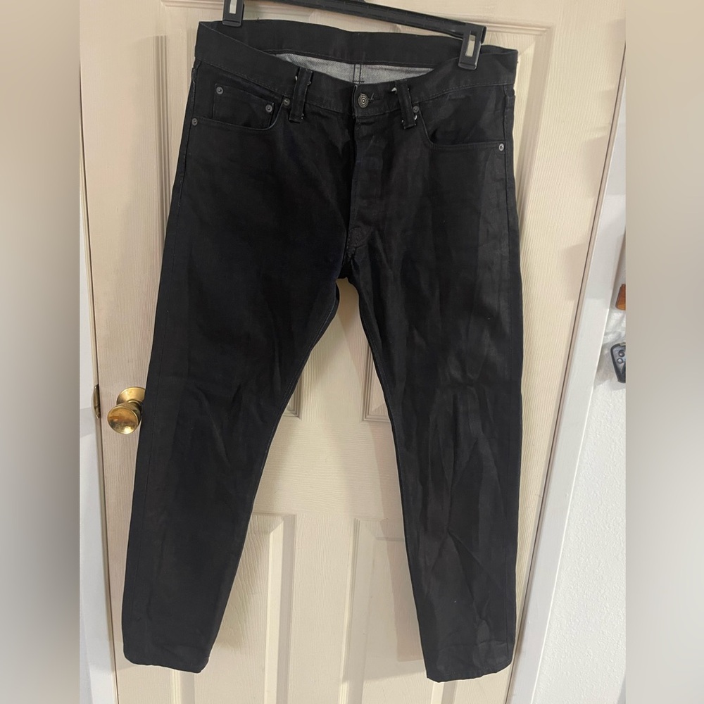 Soaiya Japanese black Selvedge jean men’s 33x30